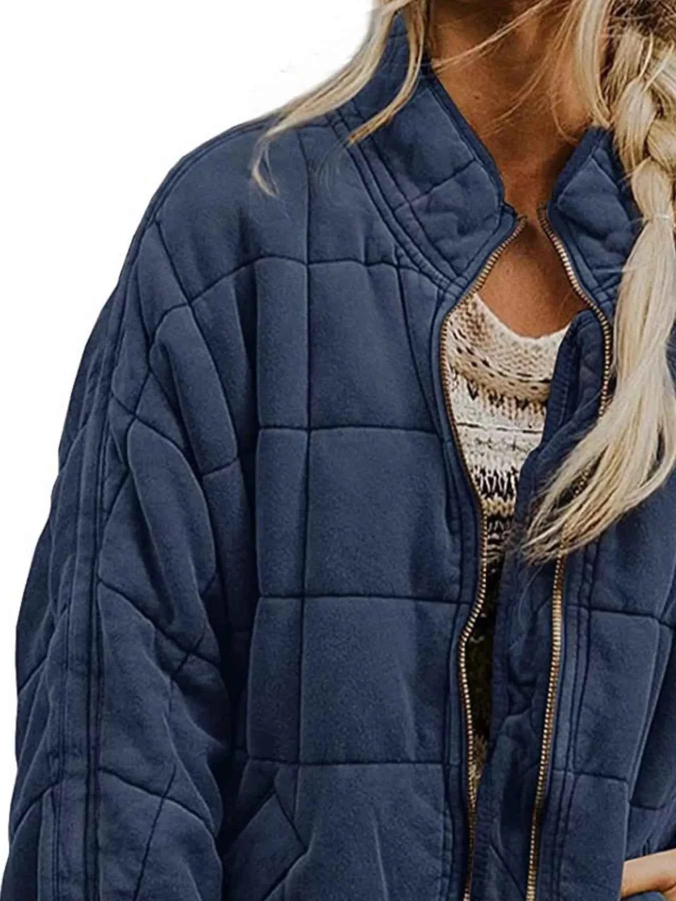 TEEK - Quilted Zip Up Outerwear JACKET TEEK Trend