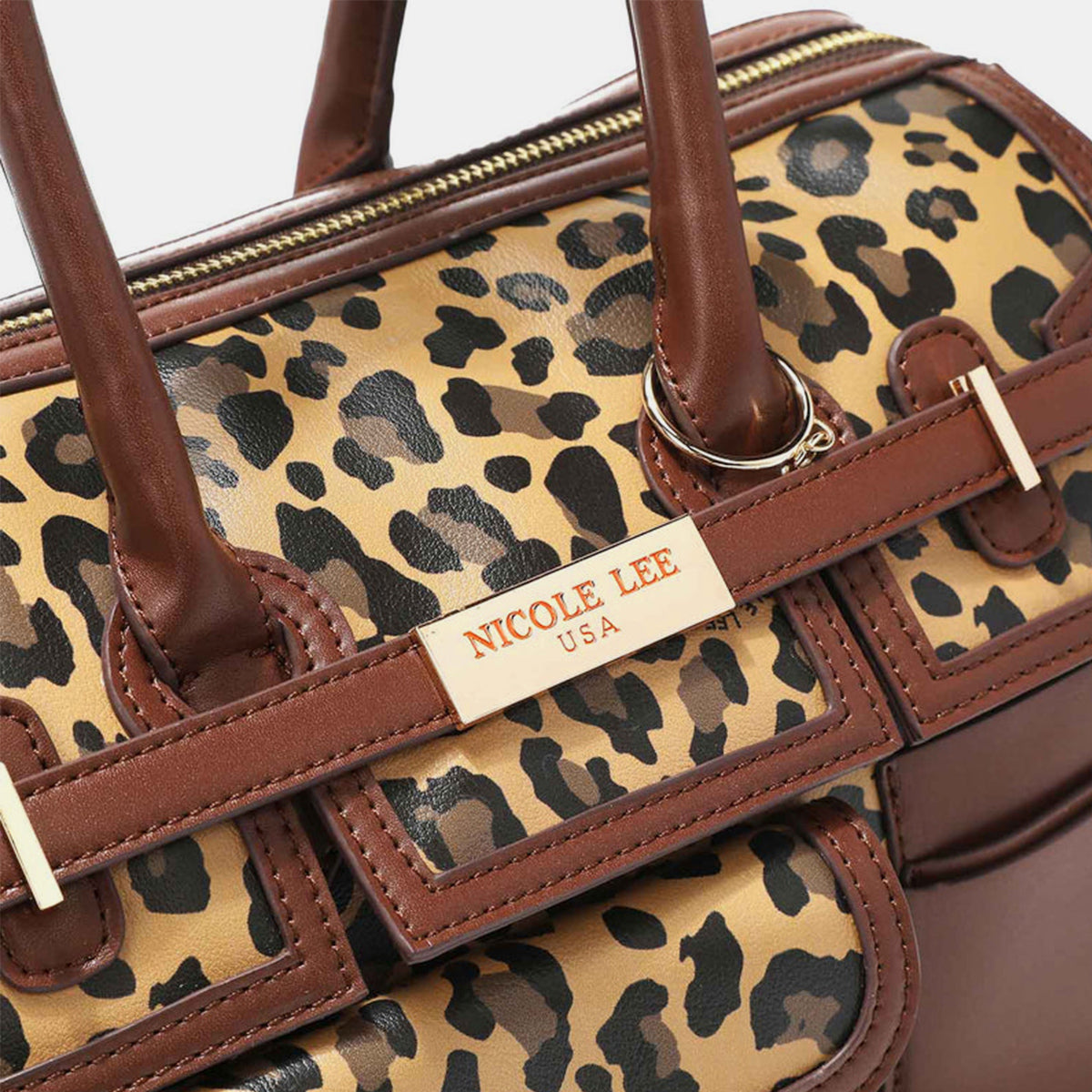 TEEK - NL Leopard Boston Bag BAG TEEK Trend   