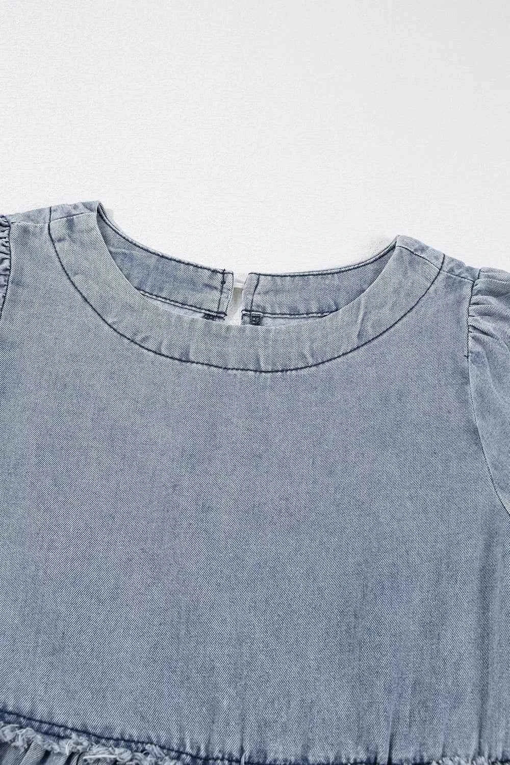 TEEK - Vintage Wash Denim Dress with Pockets DRESS TEEK Trend