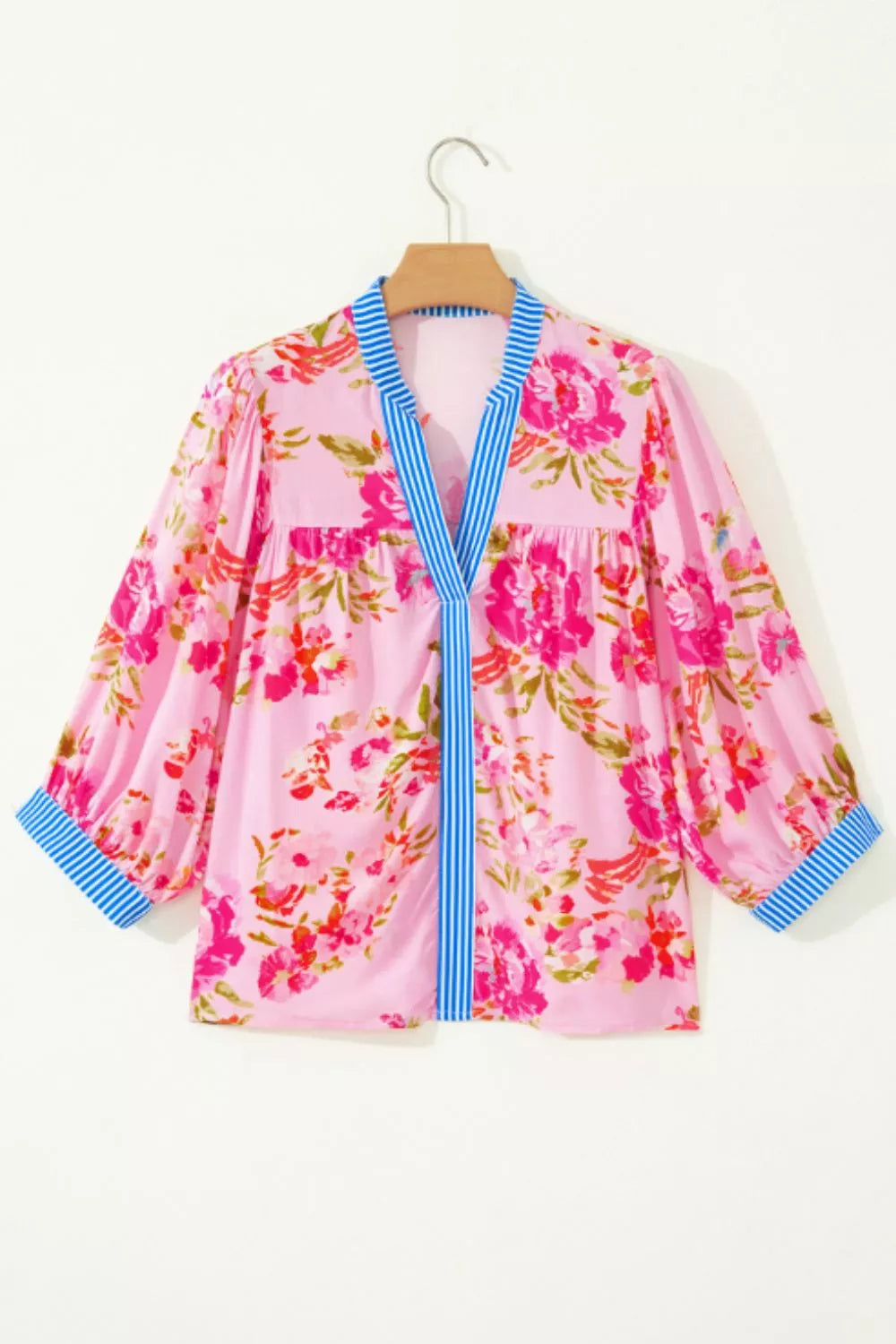 TEEK - Floral Print Relaxed Fit Blouse TOPS TEEK Trend
