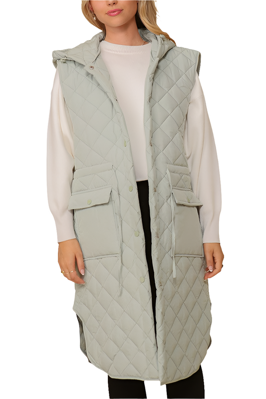 TEEK - Oversized Quilted Midi Jacket JACKET TEEK Trend   