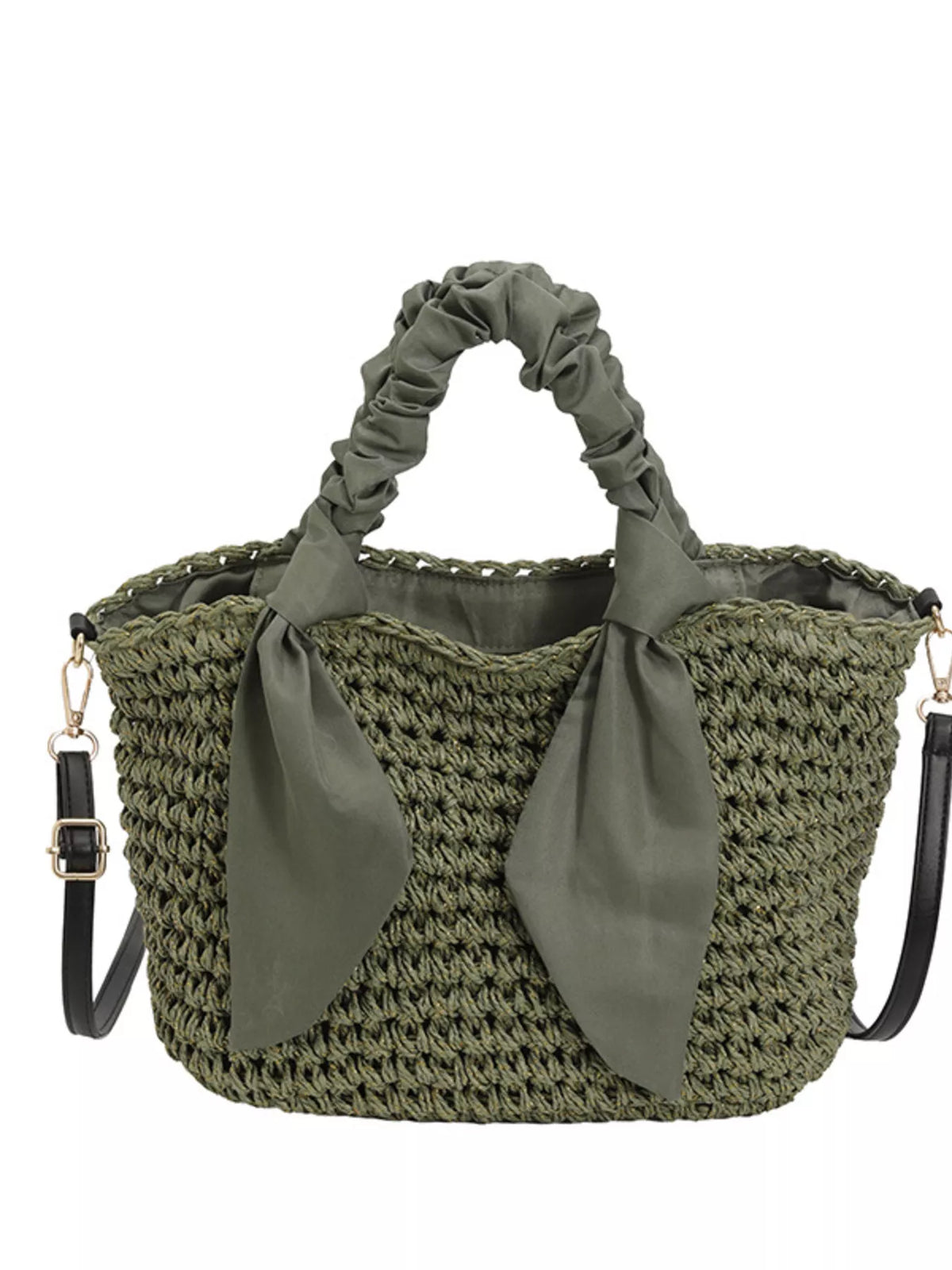 TEEK - Woven Ruched Handle Crossbody Bag BAG TEEK Trend