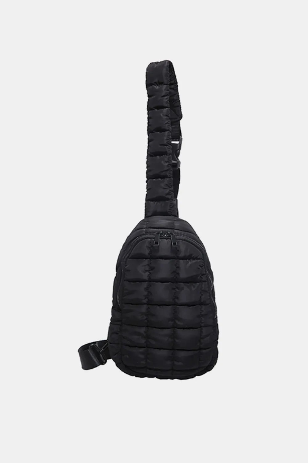 Quilted Nylon Crossbody Bag TEEK Trend Black One Size