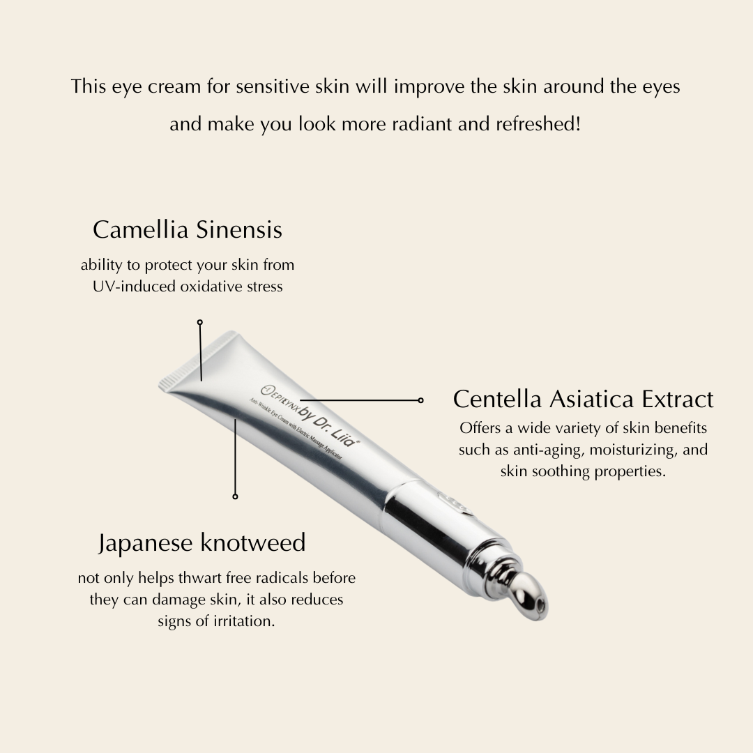 Ultra Renewal Depuffing Eye Cream for Sensitive Skin – Vegan, Gluten-Free & Brightening EpiLynx