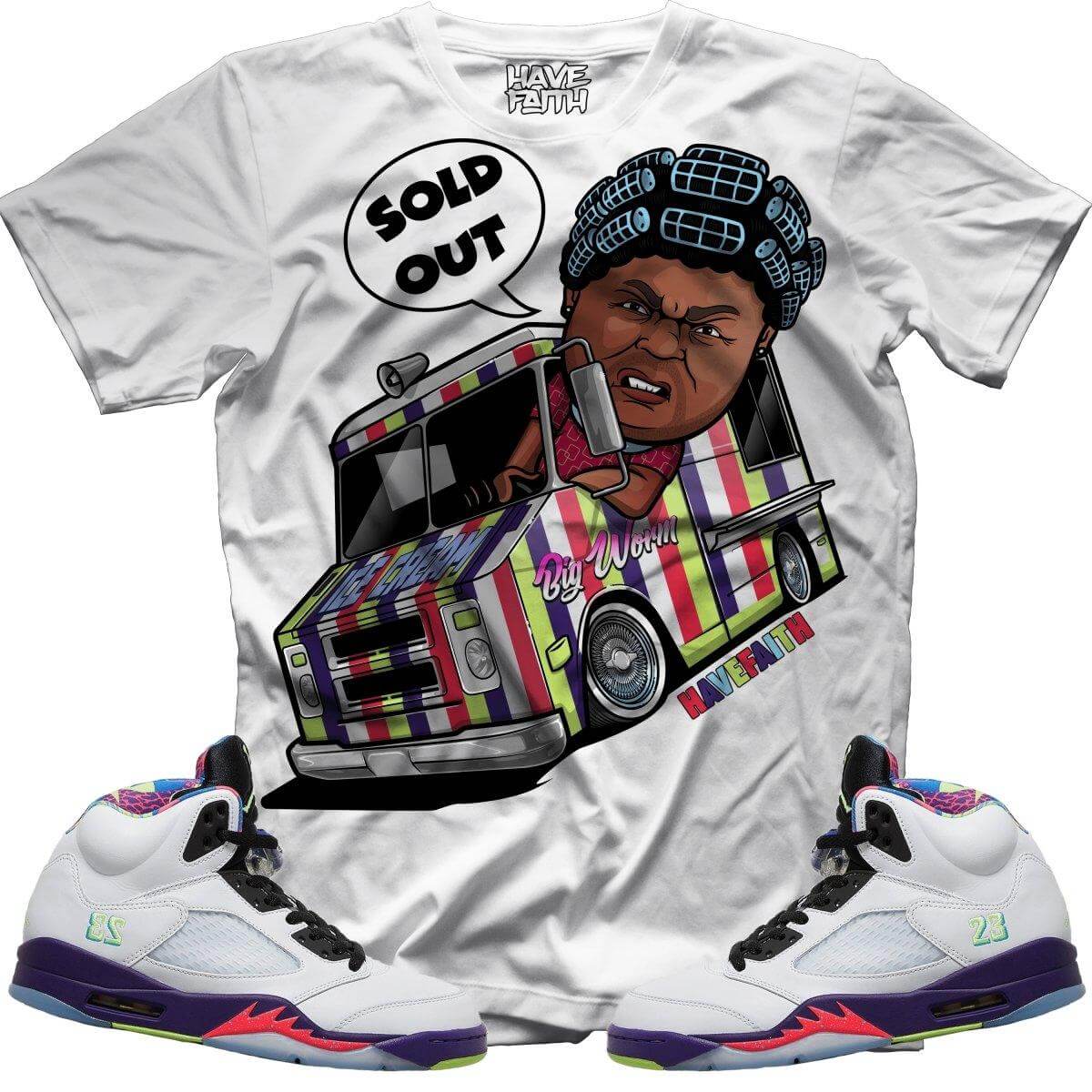 TEEK - Big Worm (Alt Bel-Air Retro 5's) T-Shirt TOPS TEEK MS L