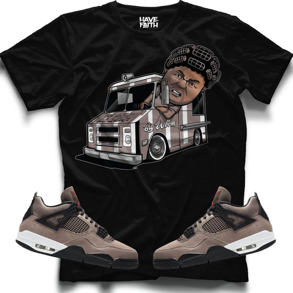 TEEK - Big Worm (Taupe Retro 4's) T-Shirt TOPS TEEK MS S