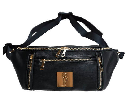 TEEK - Black Leather Sling Bag BAG TEEK SP