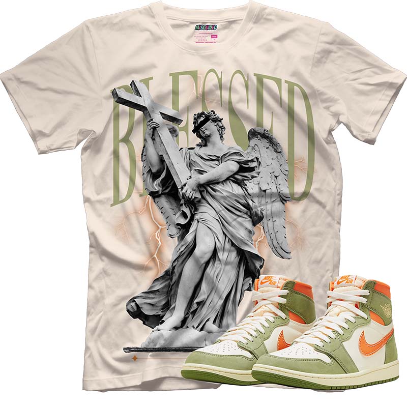 TEEK - Blessed (AIR JORDAN 1 HIGH OG CRAFT “CELADON”) T-Shirt TOPS TEEK MS X-Small