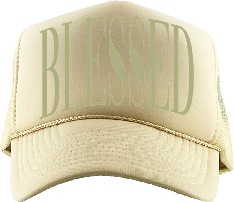 TEEK - Blessed (AIR JORDAN 1 HIGH OG CRAFT “CELADON”) Trucker Hat HAT TEEK MS