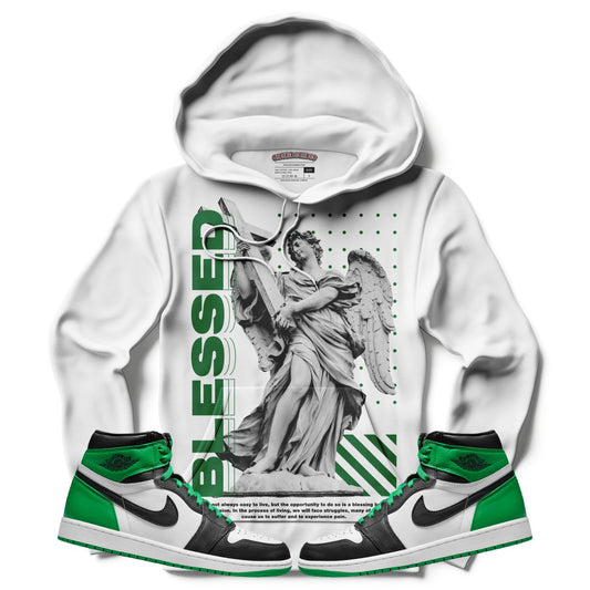TEEK - Blessed (Air Jordan 1 Lucky Green) Hoodie TOPS TEEK MS X-Small