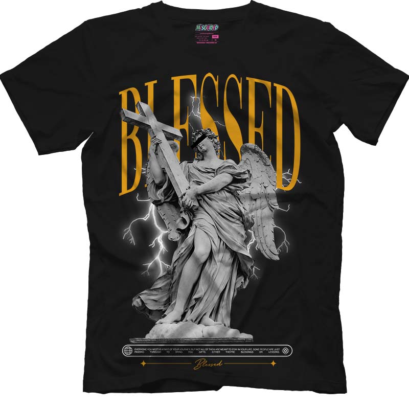 TEEK - Blessed (Air Jordan 1 Retro High OG 'Yellow Ochre') T-Shirt TOPS TEEK MS