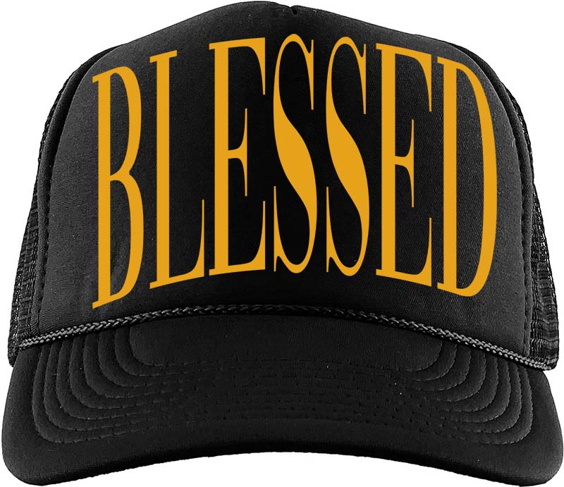 TEEK - Blessed (Air Jordan 1 Retro High OG 'Yellow Ochre) Trucker Hat HAT TEEK MS