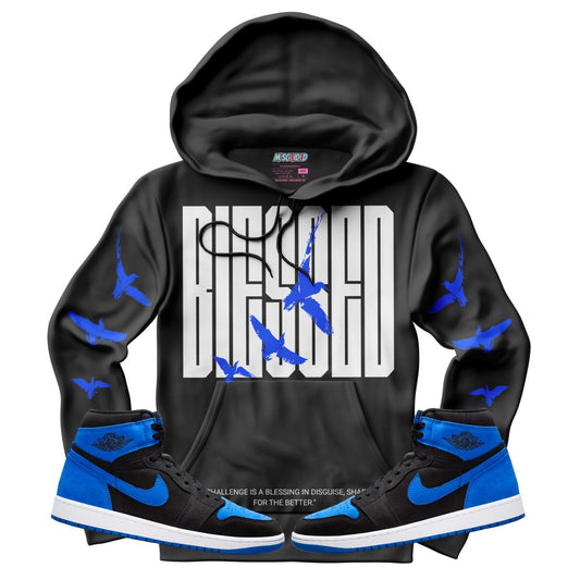 TEEK - Blessed (Air Jordan 1 Royal Reimagined) Hoodie TOPS TEEK MS X-Small