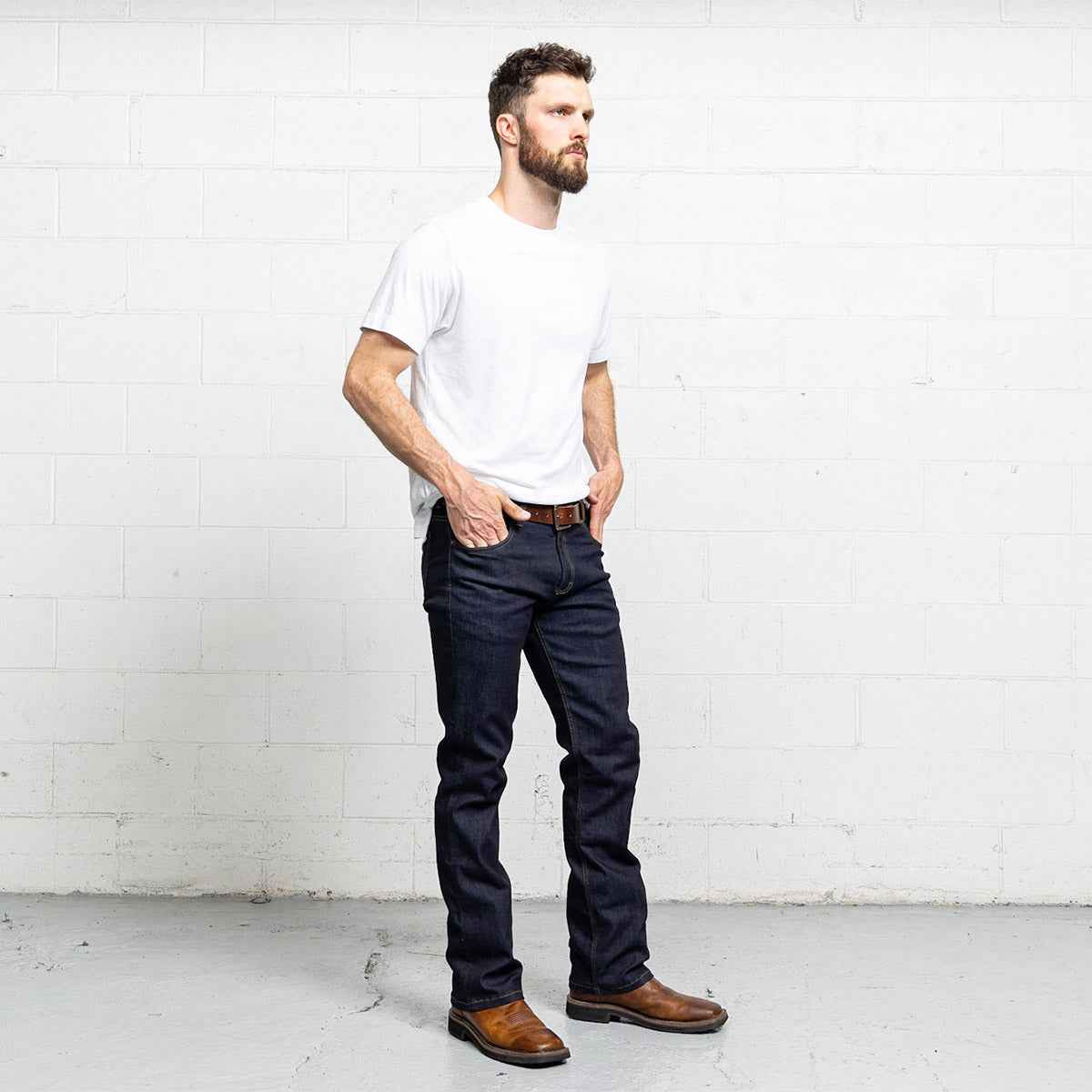 TEEK - Boot Cut Dark Wash JEANS TEEK DDA 28 28