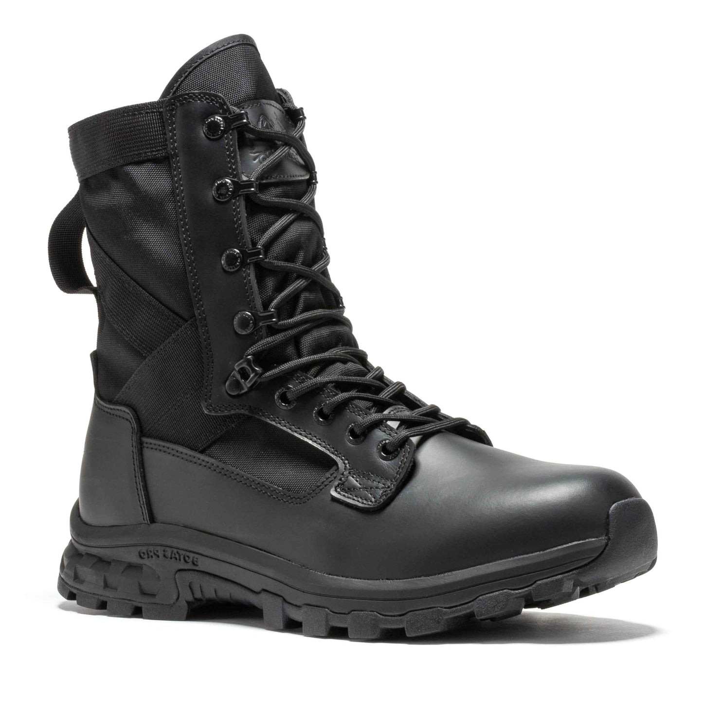 TEEK - Botas Pro Black Mens IN Side Zipper Military Tactical Boots SHOES TEEK RRF Select Size Black