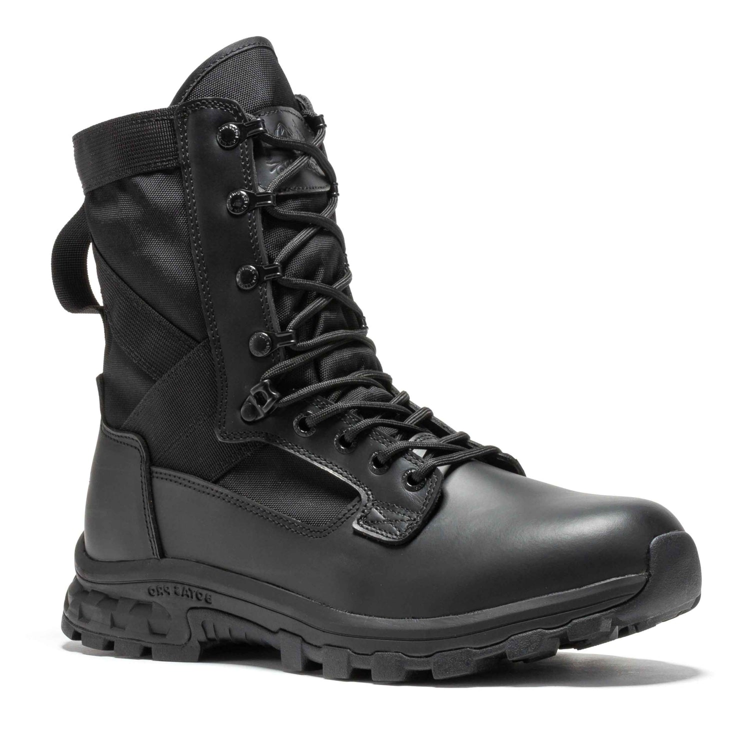 TEEK - Botas Pro Black Mens IN Side Zipper Military Tactical Boots SHOES TEEK RRF Select Size Black
