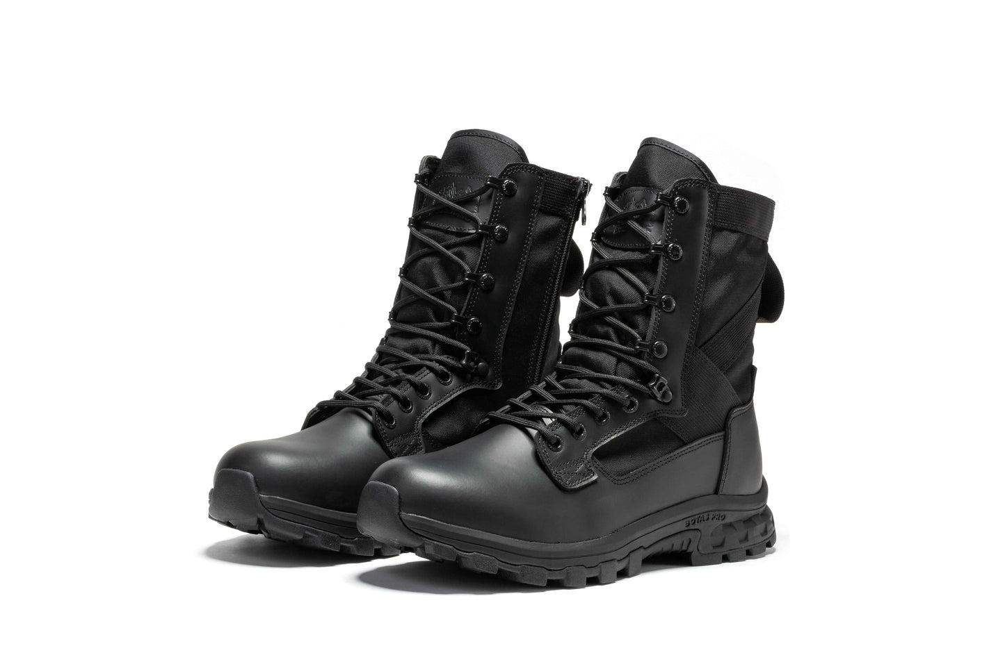 TEEK - Botas Pro Black Mens IN Side Zipper Military Tactical Boots SHOES TEEK RRF