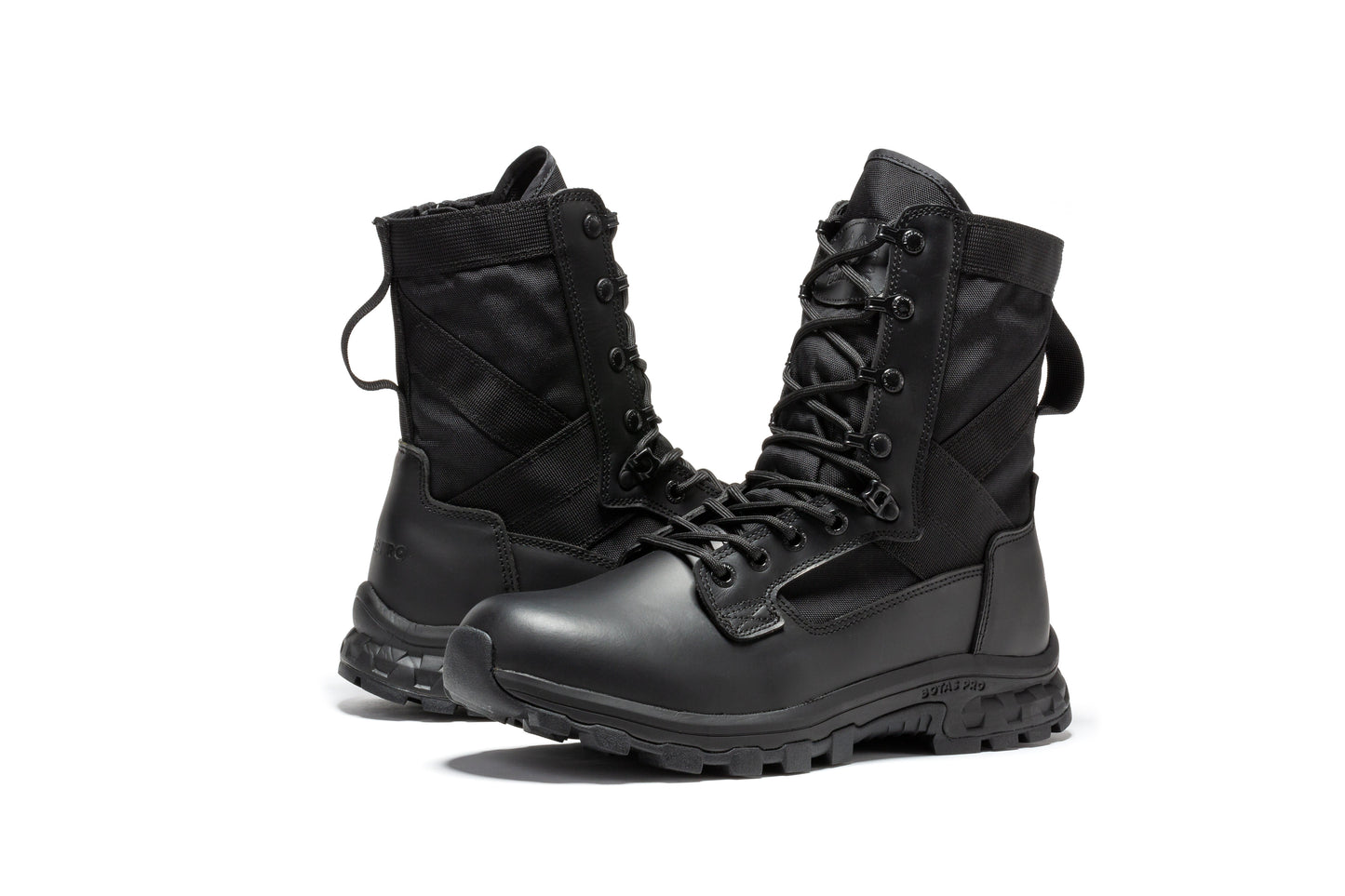 TEEK - Botas Pro Black Mens IN Side Zipper Military Tactical Boots SHOES TEEK RRF