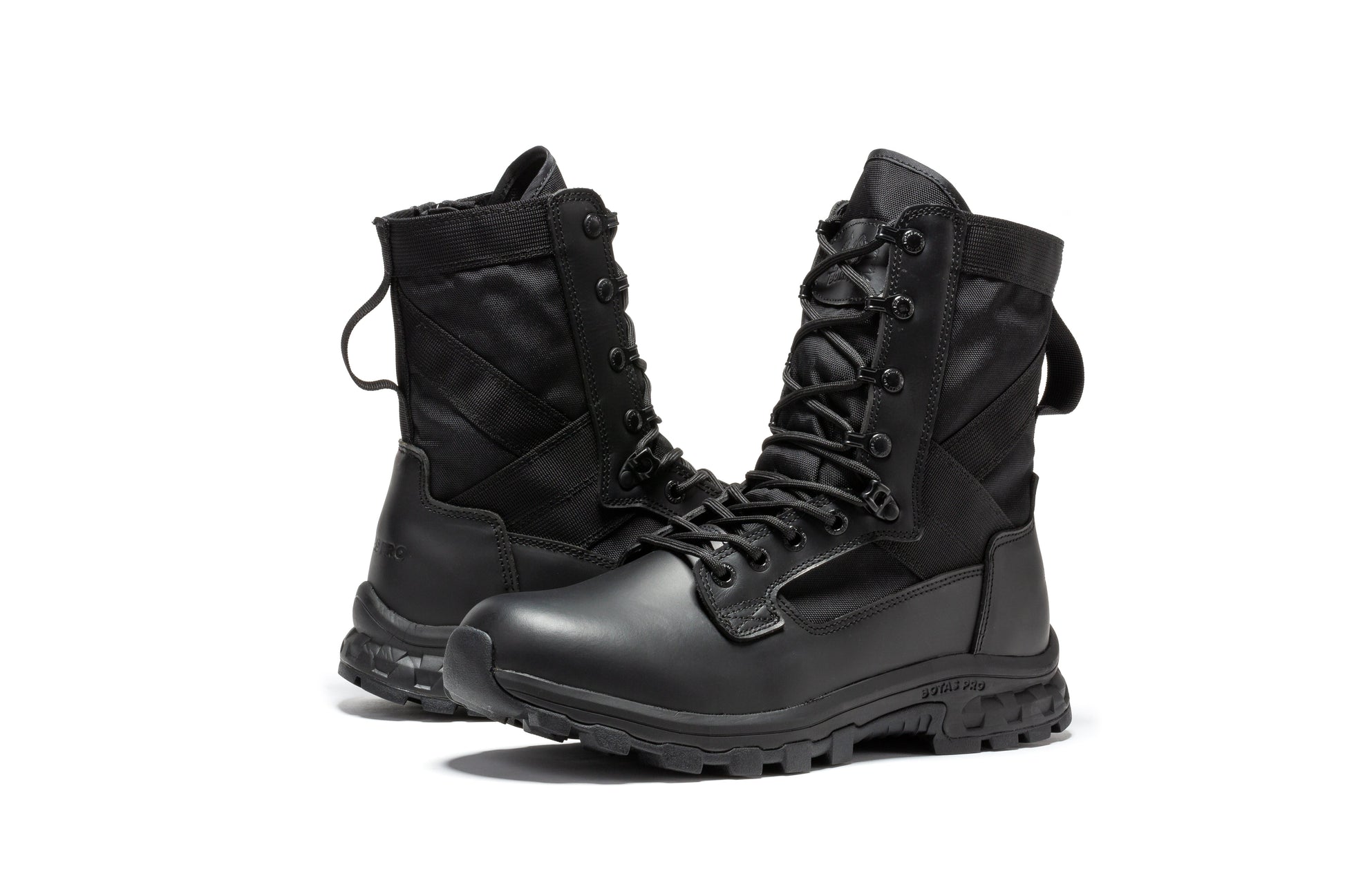 TEEK - Botas Pro Black Mens IN Side Zipper Military Tactical Boots SHOES TEEK RRF