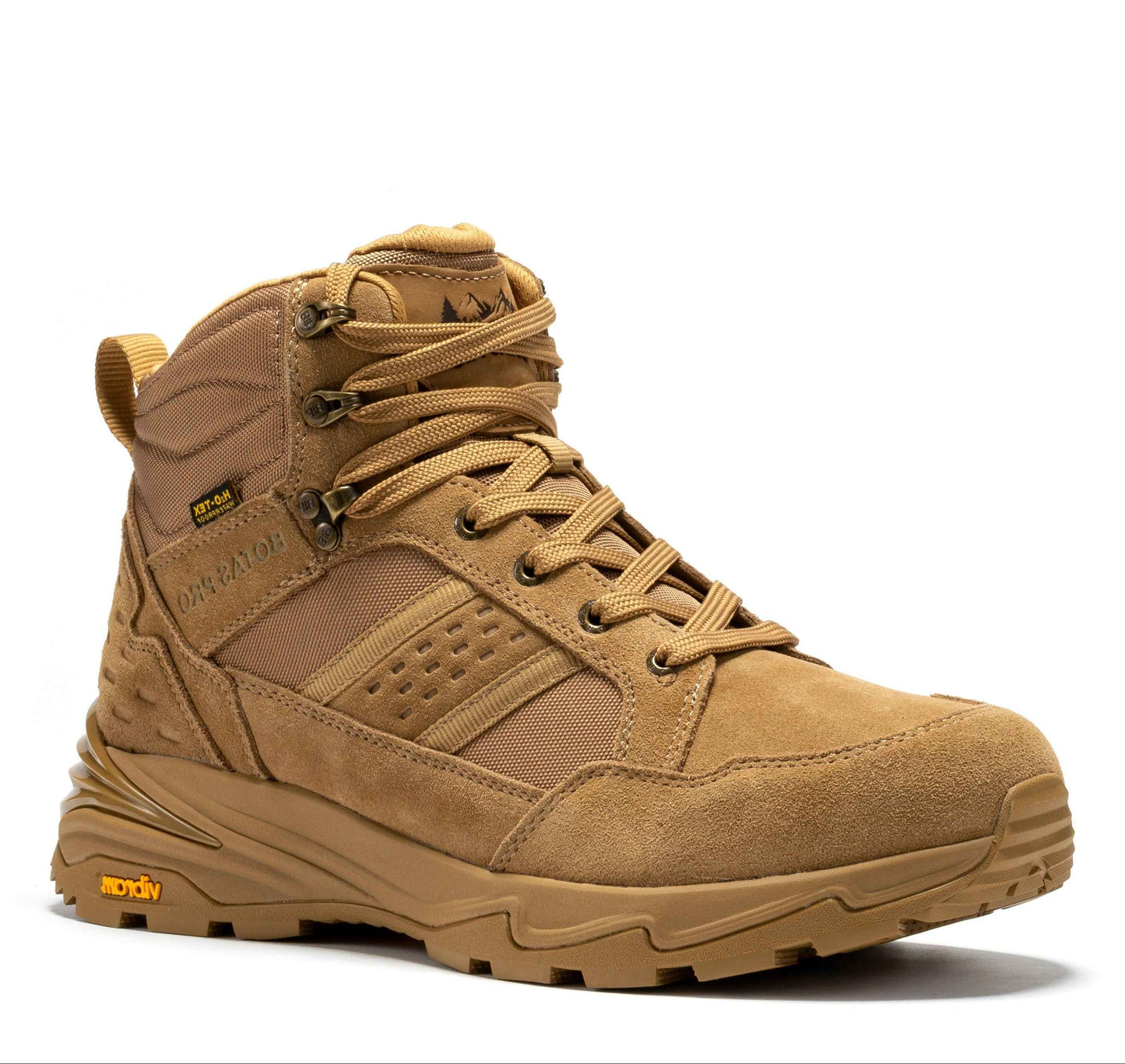 Botas Pro Sand 6 Inch Waterproof Tactical Boots with VIBRAM® Traction Lug Outsole BP22610 Hiking Boots Rock Rooster Footwear Inc Select Size Sand