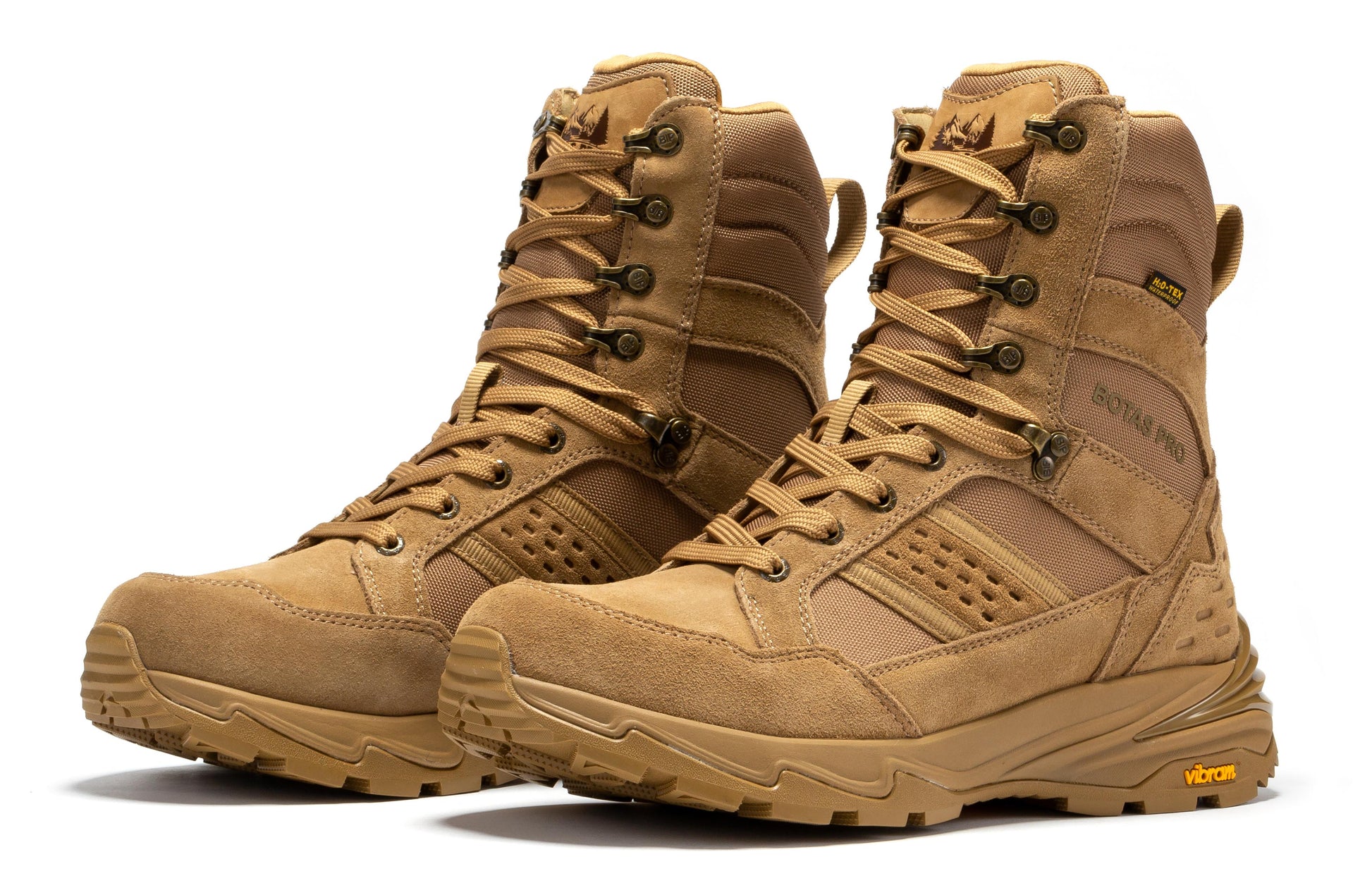 Botas Pro Sand 8 Inch Waterproof Tactical Boots with VIBRAM® Traction Lug Outsole BP22810 Hiking Boots Rock Rooster Footwear Inc