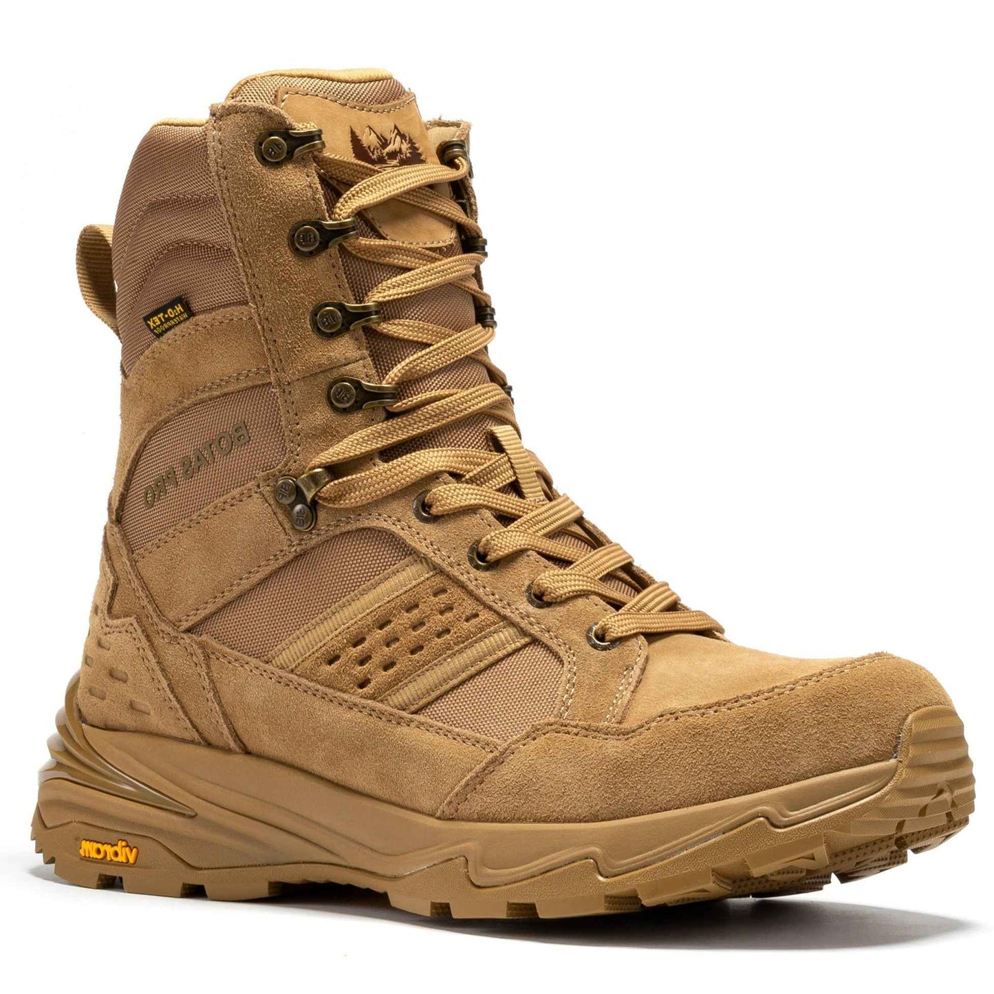 Botas Pro Sand 8 Inch Waterproof Tactical Boots with VIBRAM® Traction Lug Outsole BP22810 Hiking Boots Rock Rooster Footwear Inc Select Size Sand