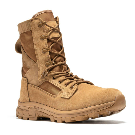 TEEK - Botas Pro Sand Mens 8 IN Side Zipper Military Tactical Boots SHOES TEEK RRF Select Size Sand
