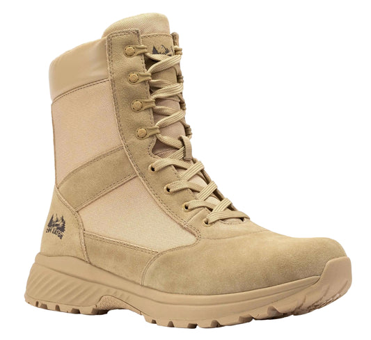 TEEK - Botas Pro Sand Mens 8IN Side Zipper Military Tactical Boots SHOES TEEK RRF Select Size Sand