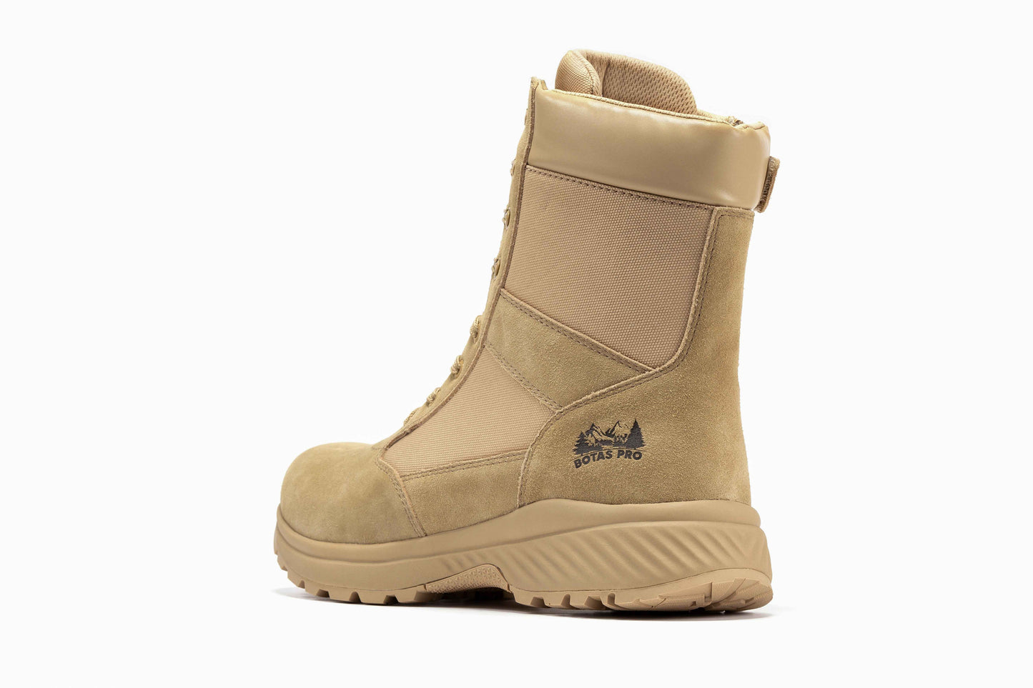 Botas Pro Sand Men's 8 inch Side Zipper Military Tactical Boots BP701 Military & Tactical Boots Rock Rooster Footwear Inc