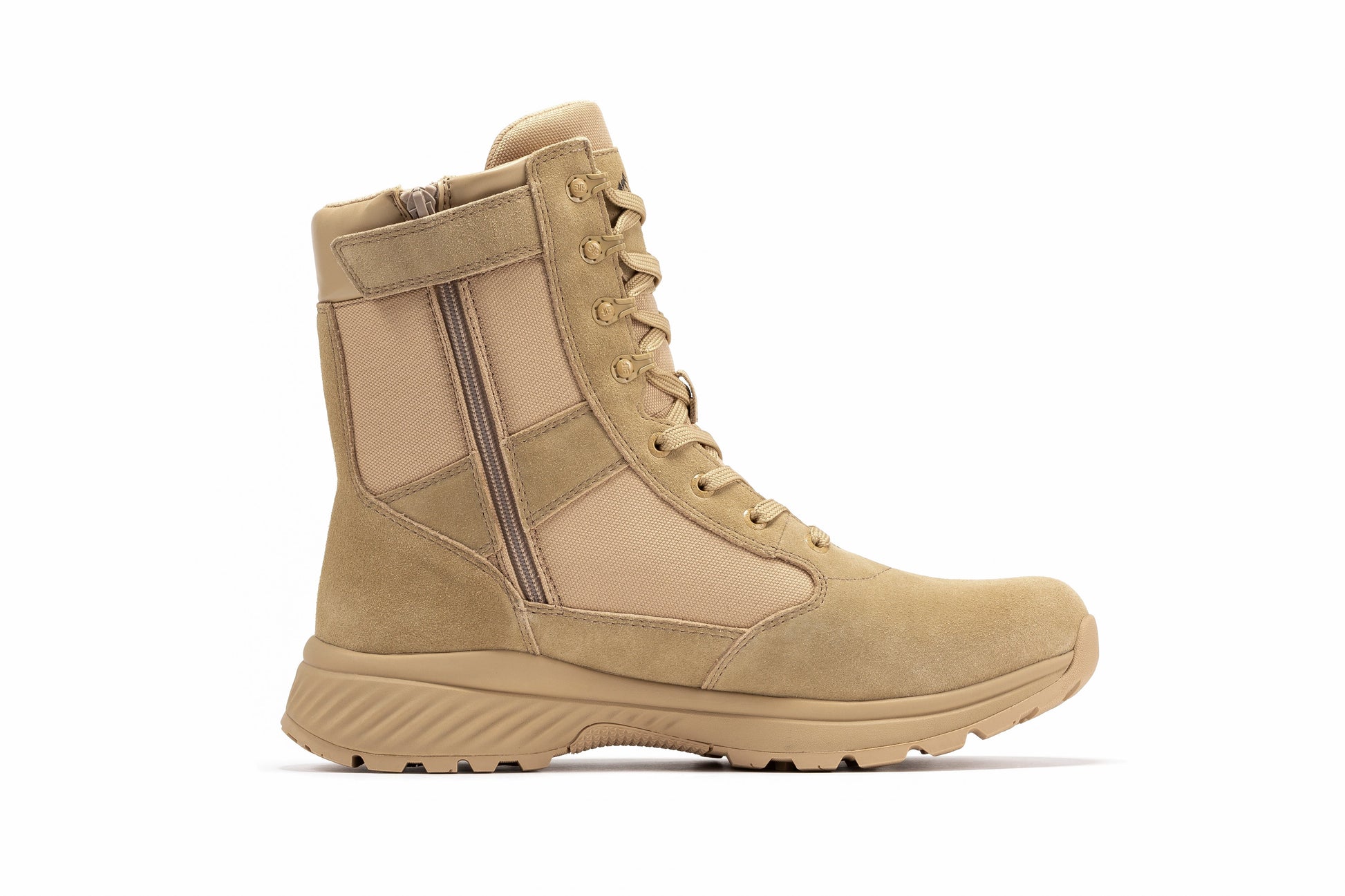 Botas Pro Sand Men's 8 inch Side Zipper Military Tactical Boots BP701 Military & Tactical Boots Rock Rooster Footwear Inc