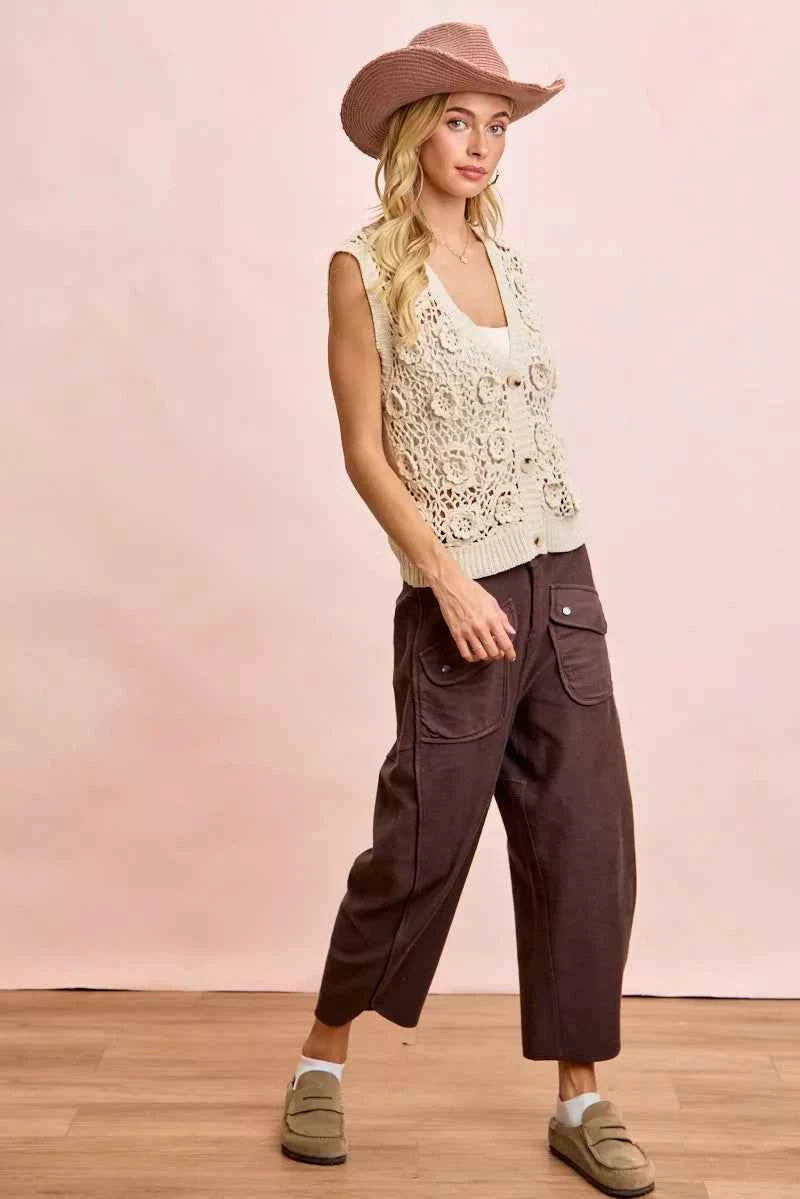TEEK - Washed Terry Pants with Pockets PANTS TEEK Trend