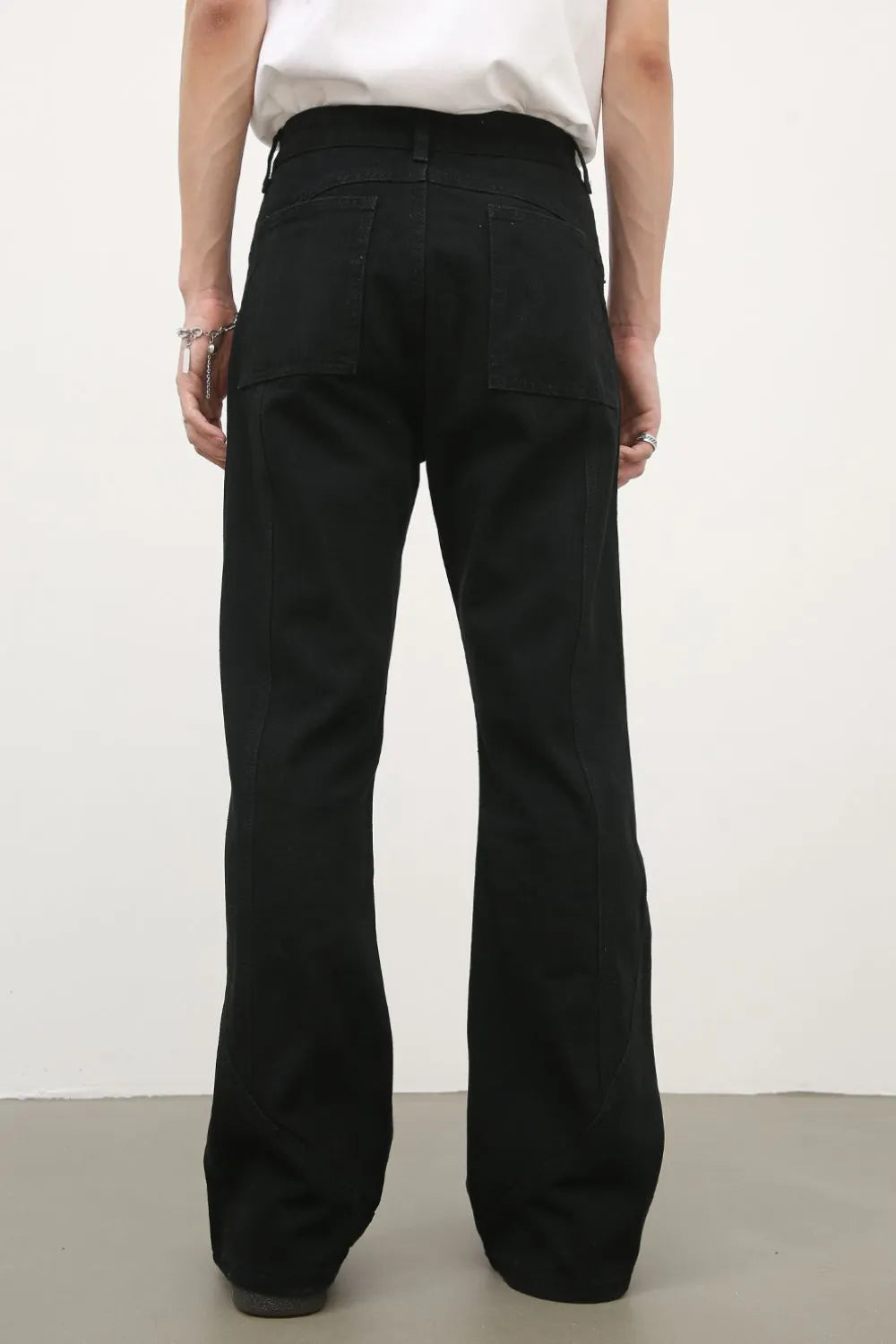 TEEK - Mens Black Slim Fit Pocketed Jeans JEANS TEEK Trend