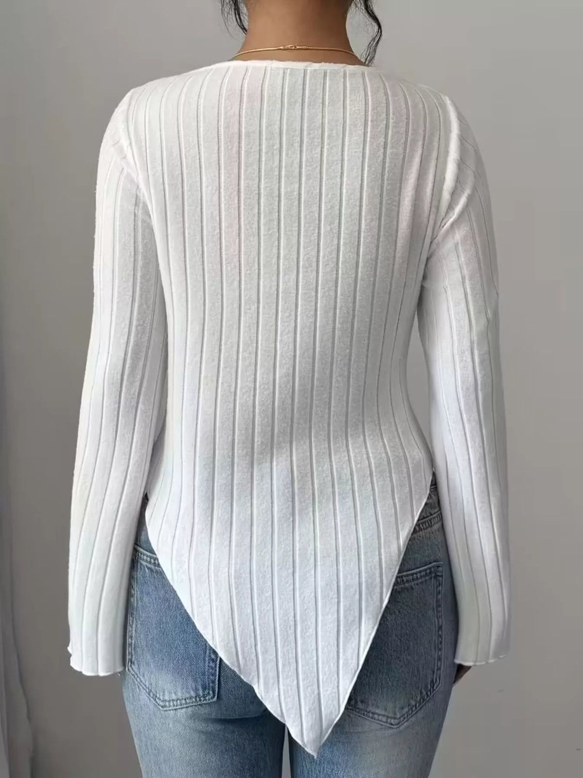 TEEK - Cowl Neck Ribbed Knit Top TOPS TEEK Trend