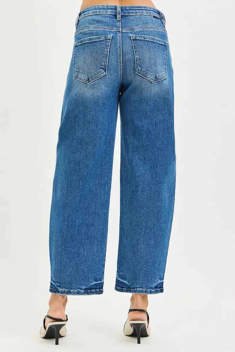 TEEK - Slouchy Cropped Barrel Jeans JEANS TEEK Trend