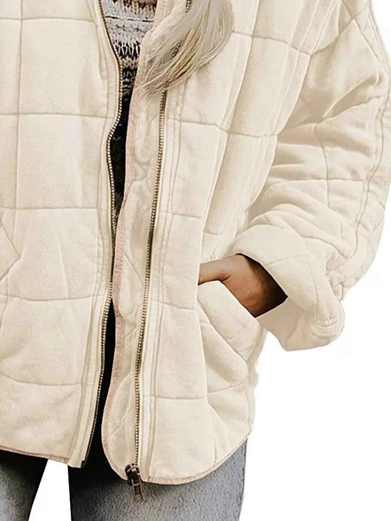 TEEK - Quilted Zip Up Outerwear JACKET TEEK Trend