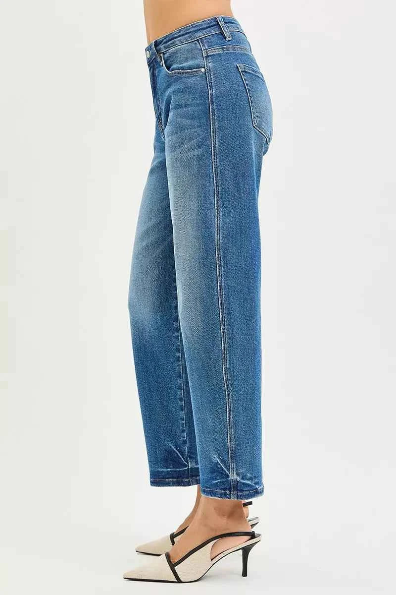 TEEK - Slouchy Cropped Barrel Jeans JEANS TEEK Trend