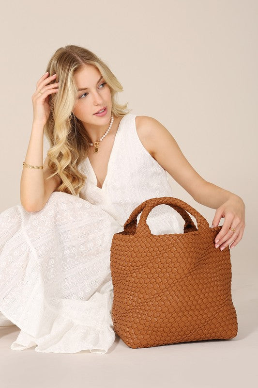 TEEK - Woven Medium Take Me Bag BAG TEEK FG BROWN medium 