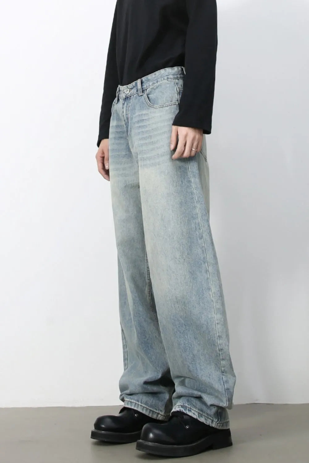 TEEK - Mens Wide Leg Jeans JEANS TEEK Trend