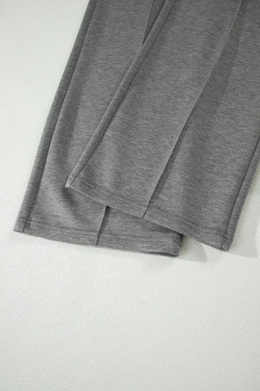 Half Zip Polo Tee Casual Pant Set Trendsi