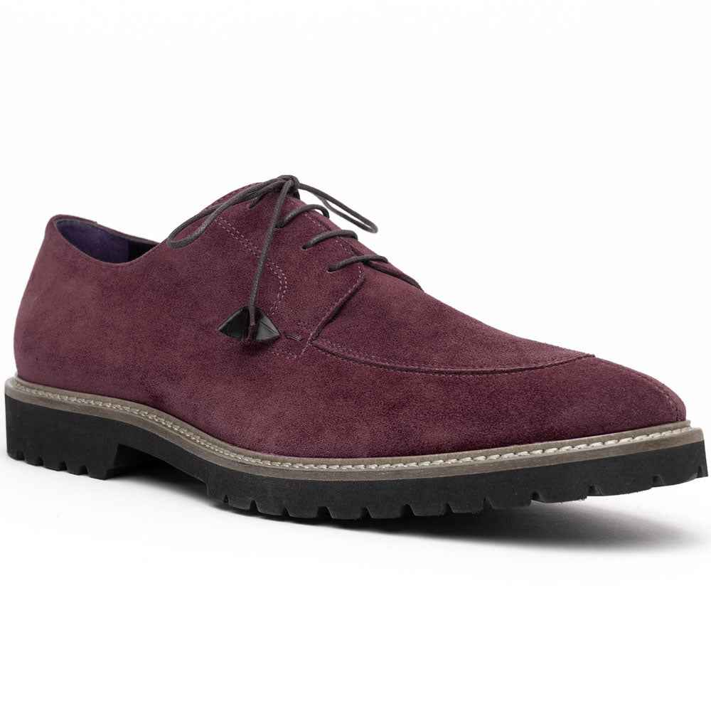 TEEK - 26-220-BDX CAMPO Sueded Goatskin Lace Up, Bordeaux SHOES TEEK ZI Bordeaux 8.5 M