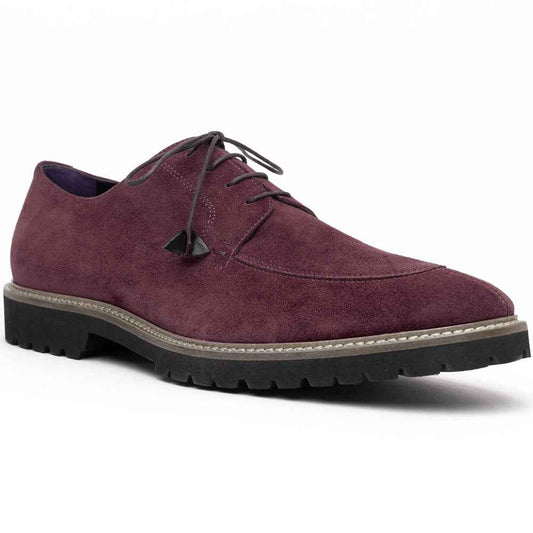 TEEK - 26-220-BDX CAMPO Sueded Goatskin Lace Up, Bordeaux SHOES TEEK ZI Bordeaux 8.5 M