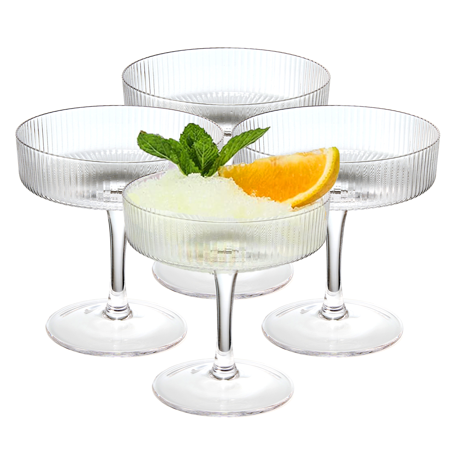 TEEK - Como Champagne Coupe Cocktail Glassware Set HOME DECOR TEEK KS
