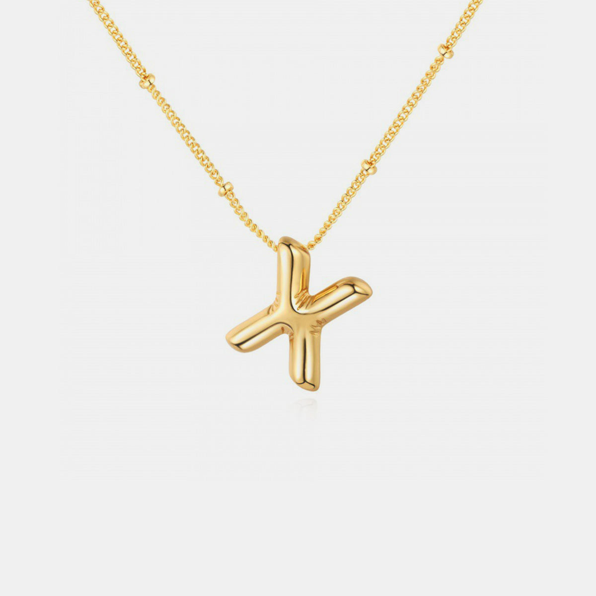 TEEK - T-Z Gold-Plated Letter Necklace JEWELRY TEEK Trend Style X  