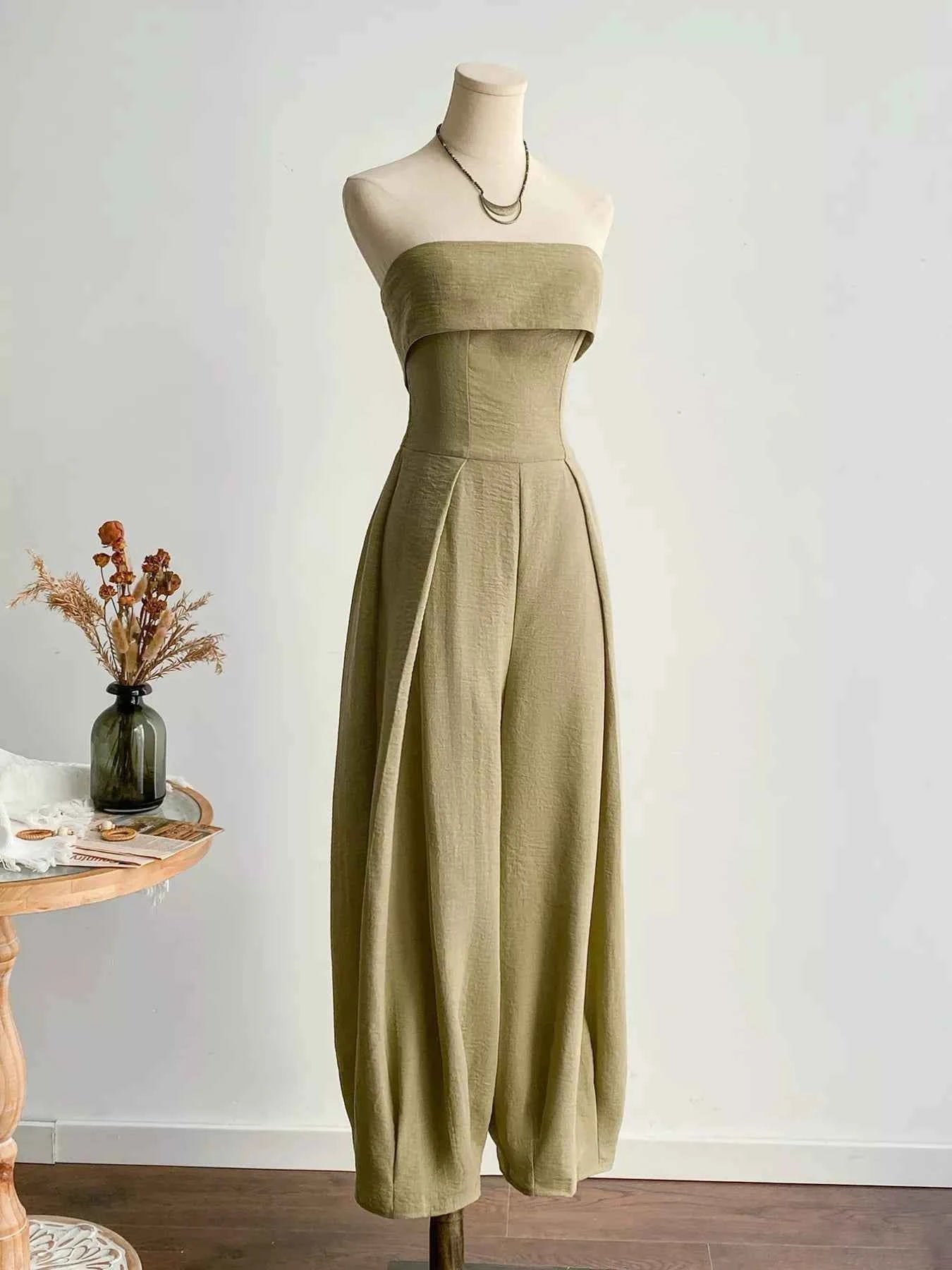 TEEK - Wide Leg Tube Jumpsuit JUMPSUIT TEEK Trend