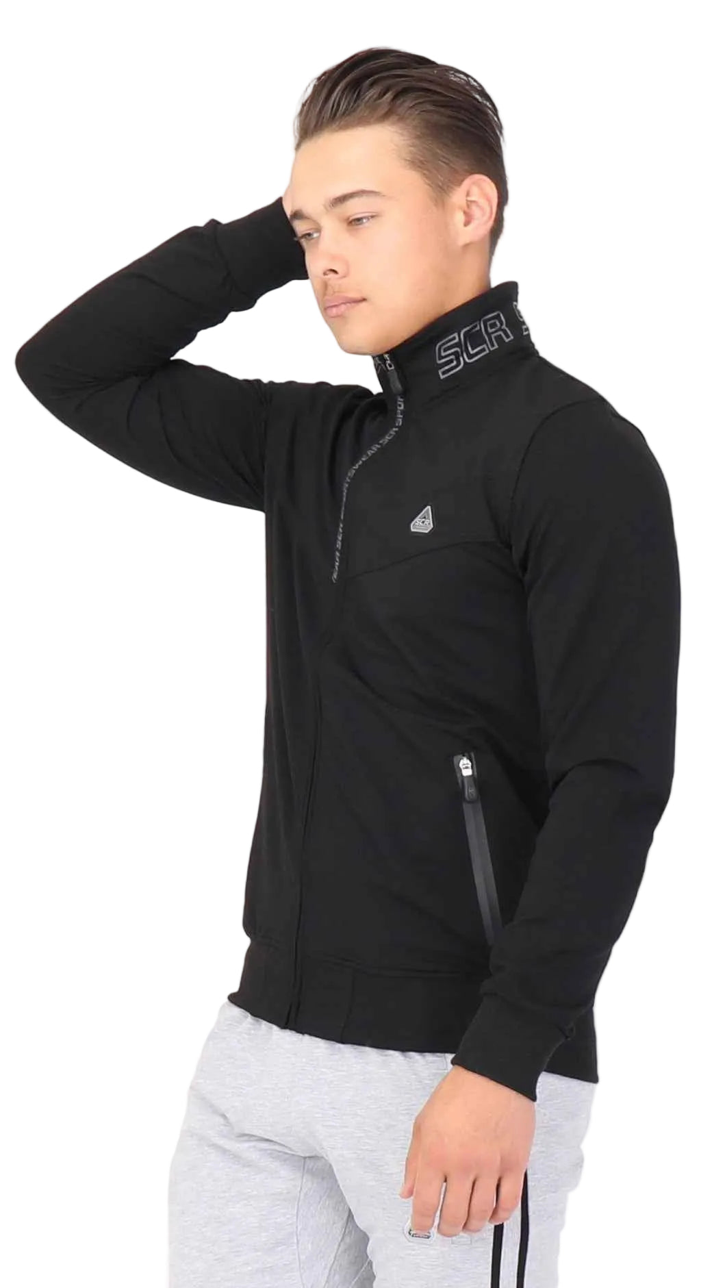 TEEK - All-Day Comfort Full Zip Sweatshirt JACKET SCR Sportswear X-Small Average Black