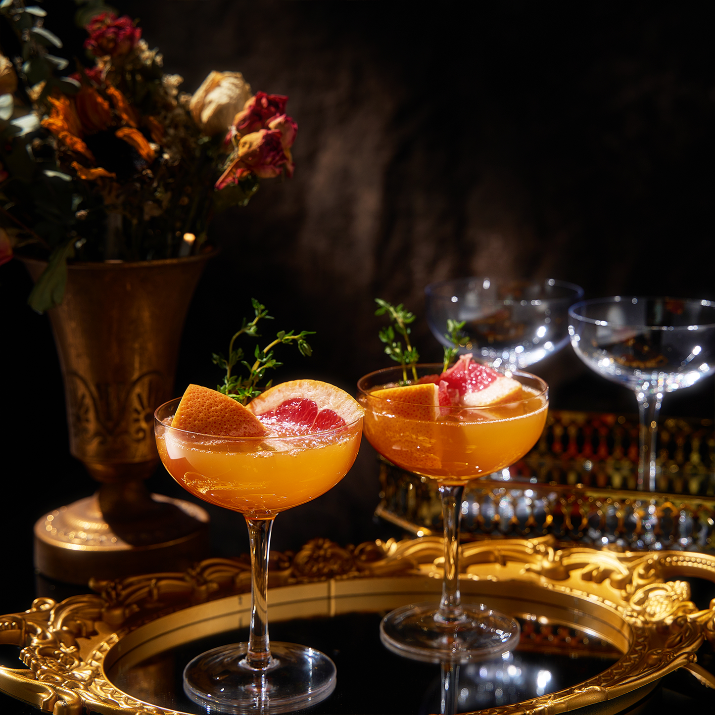 TEEK - Classica Champagne Coupe Cocktail Glassware Set of 2 HOME DECOR TEEK KS