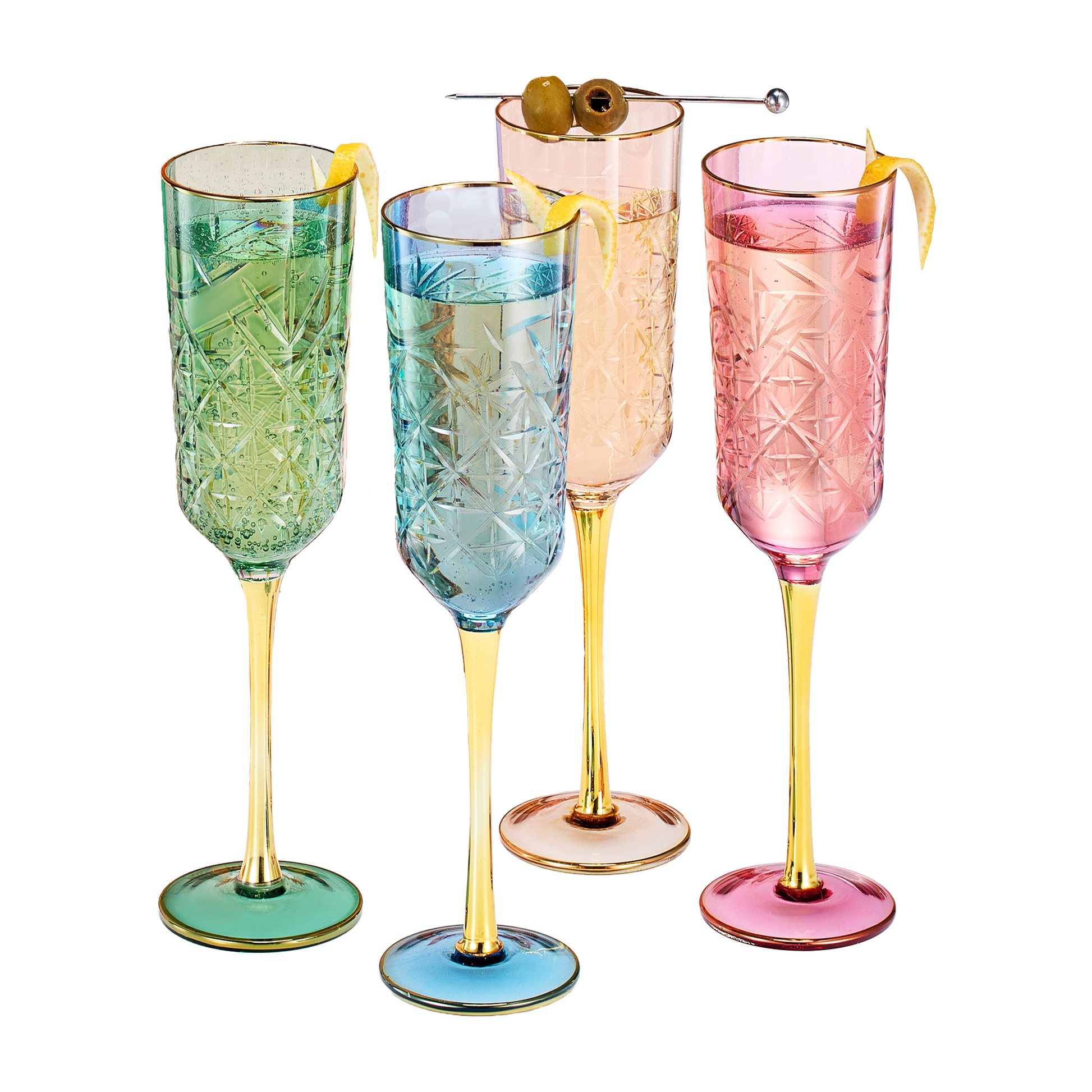 TEEK - Duomo Champagne Flute Glassware Set HOME DECOR TEEK KS