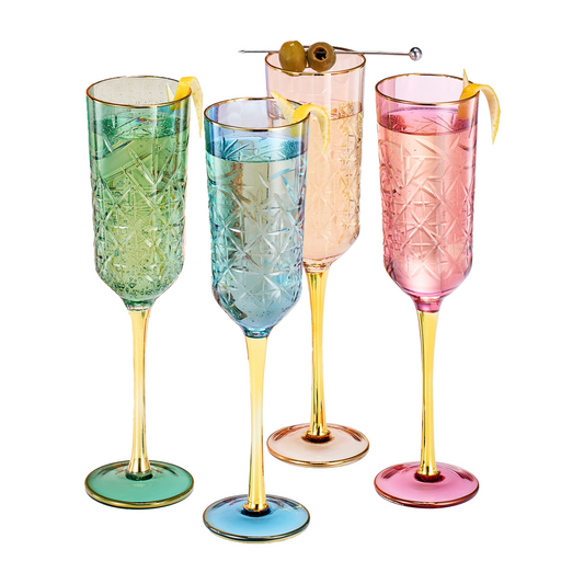 TEEK - Duomo Champagne Flute Glassware Set HOME DECOR TEEK KS