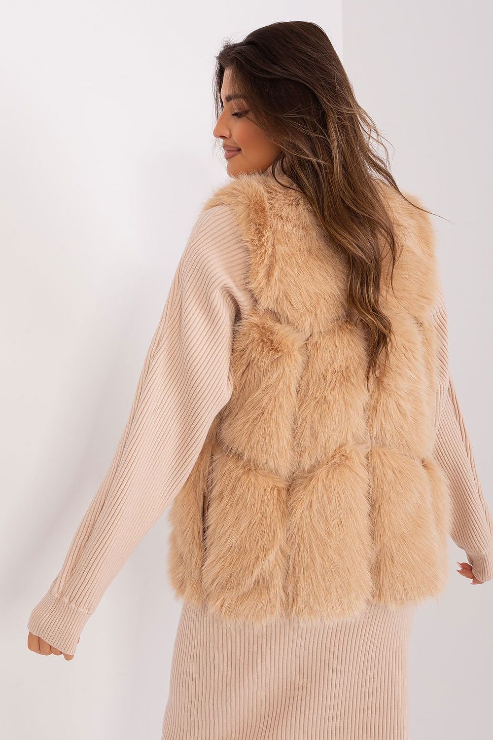 TEEK - Faux Fur Pocketed Gilet VEST TEEK MH   