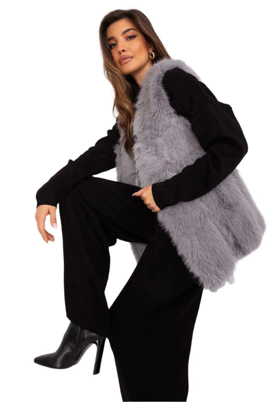 TEEK - Open Pocketed Fluff Plush Gilet VEST TEEK MH